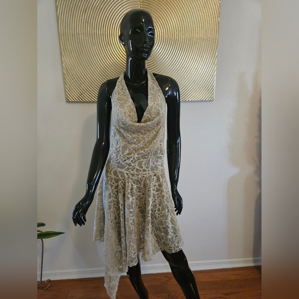 Lace Halter Dress
